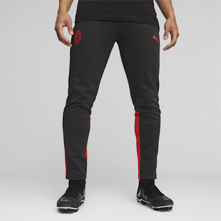 Piłkarskie spodnie dresowe AC Milan Casuals, PUMA Black-For All Time Red, small