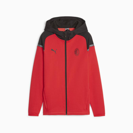 AC Milan Football Casuals Kapuzenjacke, For All Time Red-PUMA Black, small