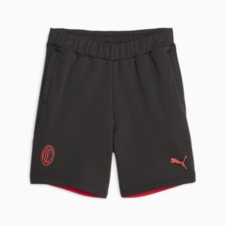 Short Casuals AC Milan Enfant et Adolescent, PUMA Black-For All Time Red, small