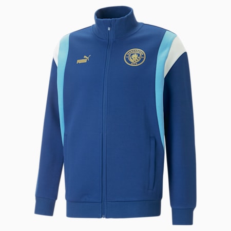Manchester City Chinese New Year Track Jacket, Blazing Blue-Team Light Blue, small