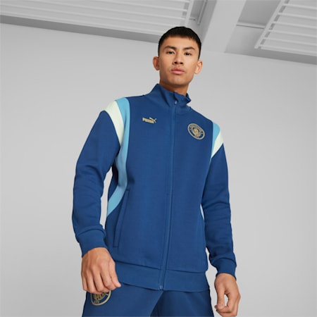 Manchester City Chinese New Year Track Jacket, Blazing Blue-Team Light Blue, small