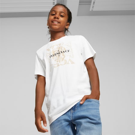 T-shirt FtblCore Valencia CF Enfant et Adolescent, PUMA White, small