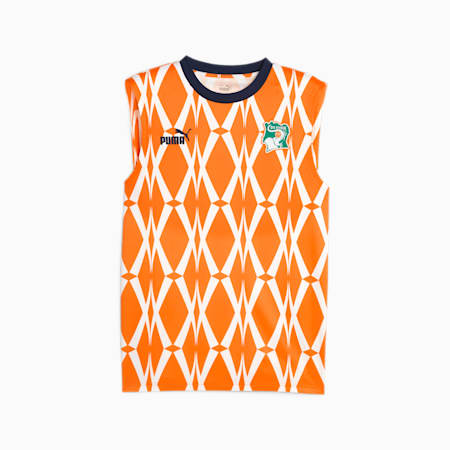 قميص جيرسيه للرجال Ivory Coast FtblCulture Sleeveless, GOLDEN POPPY, small-DFA