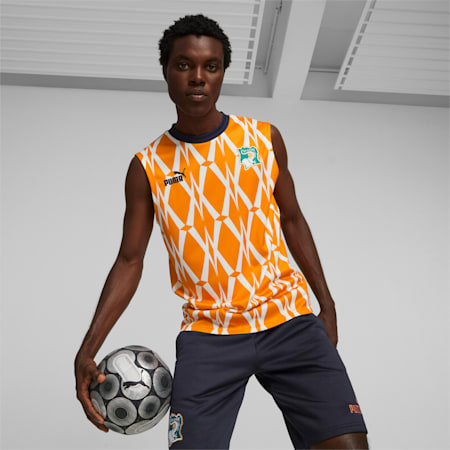 T-shirt sans manche FtblCulture Côte d'Ivoire, GOLDEN POPPY, small-DFA