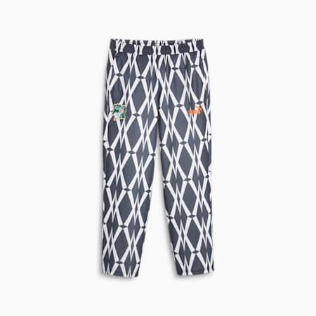 Pantalon sport chic coton bandes côtés noir ivoire ivoire