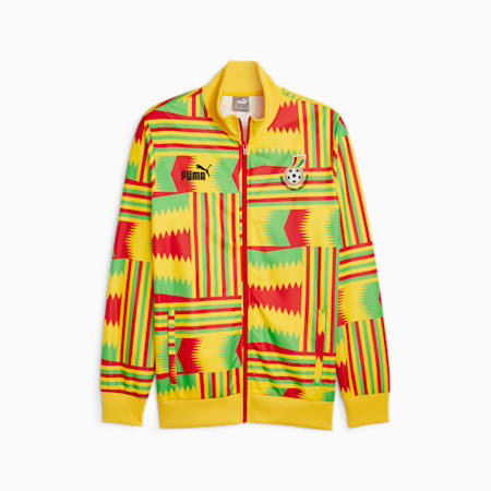 Ghana FtblCulture Track Jacket Men, Pelé Yellow, small-DFA