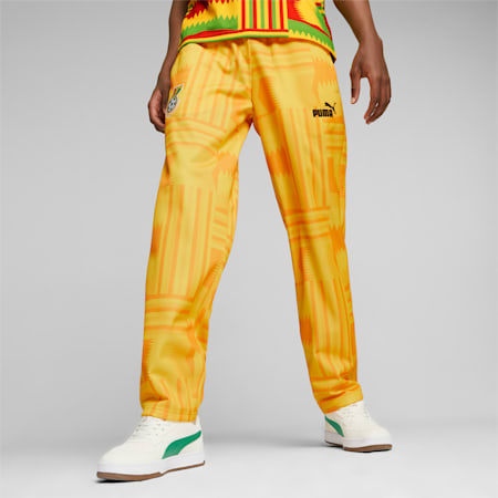 מכנסי ריצה FtblCulture גאנה לגברים, Pelé Yellow, small-DFA