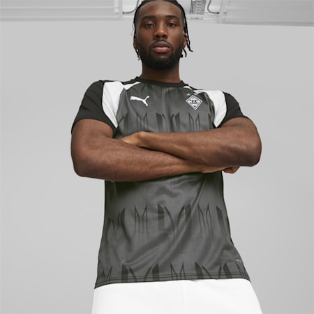 Borussia Mönchengladbach Football Prematch Trikot, PUMA Black-PUMA White, small