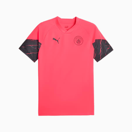 Camiseta Manchester City de training de fútbol, Sunset Glow-Dark Navy, small