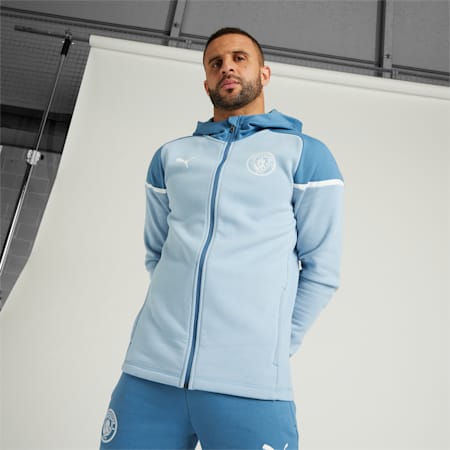 Veste à capuche Casuals Manchester City, Blue Wash-Deep Dive, small