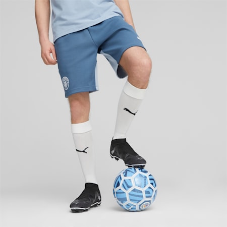 Manchester City Football Casuals Shorts, Deep Dive-Blue Wash, small