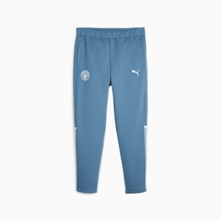 Pantalones de deporte de fútbol juveniles Manchester City Casuals, Deep Dive-Blue Wash, small
