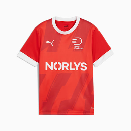 Denmark Handball Youth Home Jersey, PUMA Red-PUMA White, small