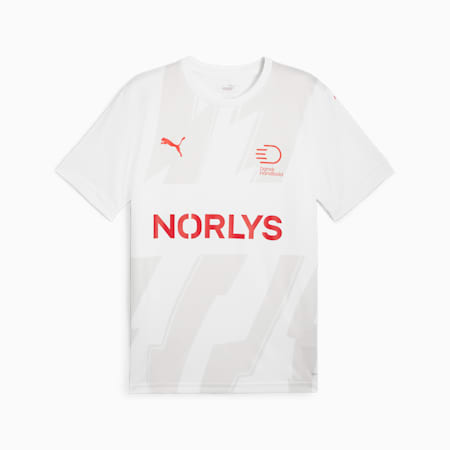 Męska koszulka wyjazdowa reprezentacji piłki ręcznej Danii, PUMA White-PUMA Red, small
