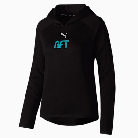 PUMA x BFT Women's Training Hoodie, Puma Black-BFT, small-AUS