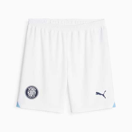 Girona FC Football Shorts, PUMA White-PUMA Navy, small