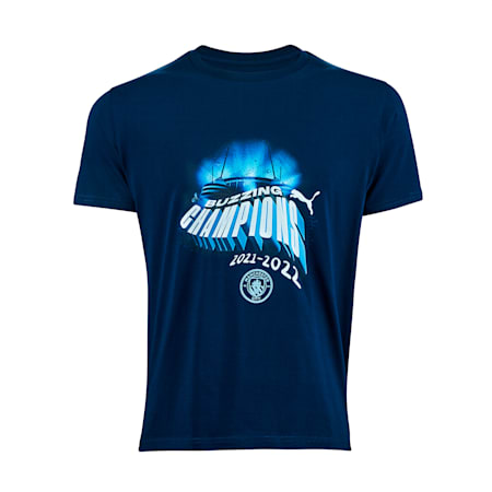 Manchester City FC Winner T-Shirt Herren, Peacoat, small
