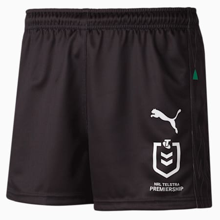 Warriors Replica Indigenous Shorts - Youth 8-16 years, Puma Black-Puma Red-PUMA Green-Warriors, small-AUS