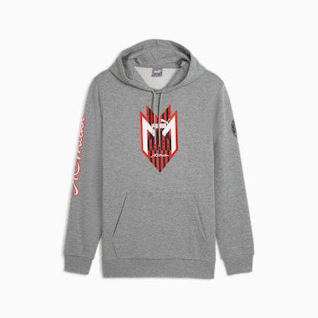 AC Milan Ftblicons hoodie, Medium Gray Heather, small