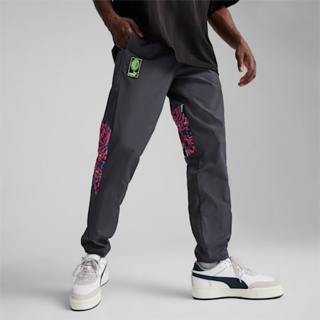 Spodnie z tkaniny AC Milan FtblNrgy, Strong Gray-Glacial Gray, small