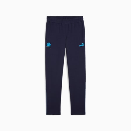 Olympique de Marseille FtblArchive Track Pants, PUMA Navy-Persian Blue, small