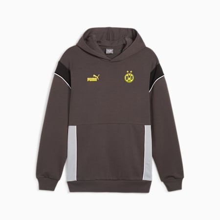 Hoodie FtblArchive Borussia Dortmund, Shadow Gray-Cool Mid Gray, small