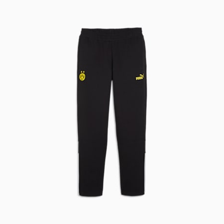 Pantalon de survêtement FtblArchive Borussia Dortmund, PUMA Black-Cool Mid Gray, small