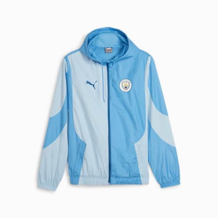 Manchester City Pre-match Jacket, Regal Blue-Silver Sky, small
