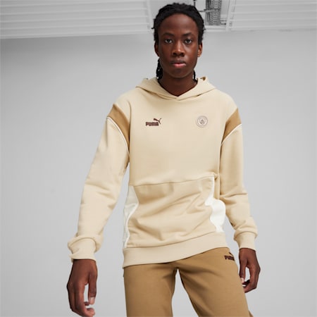 Manchester City FtblArchive Hoodie, Granola-Frosted Ivory, small