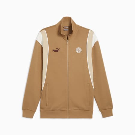 Manchester City FtblArchive Track Jacket, Toasted-Granola, small