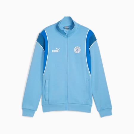 Młodzieżowa kurtka dresowa Manchester City FtblArchive, Team Light Blue-Racing Blue, small