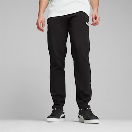 Pantalones de chándal de Austria FtblArchive para hombre, PUMA Black-Electric Peppermint, small