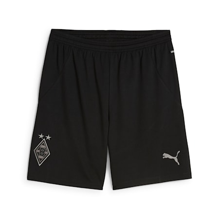 Borussia Mönchengladbach 24/25 Shorts Men, PUMA Black-Puma Aged Silver, small