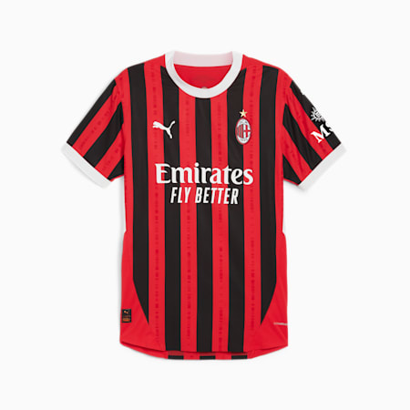 AC Milan 24 25 Authentic Home Jersey Men For All Time Red PUMA Black PUMA Shop All Puma PUMA