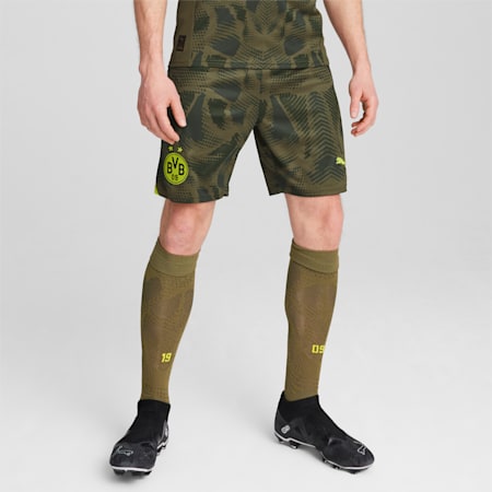 Borussia Dortmund 24/25 Torwartshorts Herren, Olive Drab-Myrtle, small