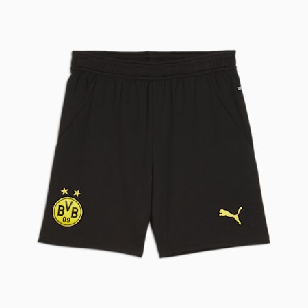 Borussia Dortmund 24/25 Shorts Teenager, PUMA Black-Faster Yellow, small