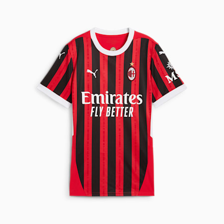 Camiseta AC Milan 1.ª equipación 24/25 para mujer, For All Time Red-PUMA Black, small