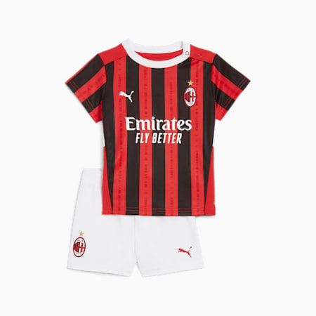 Strój wyjazdowy AC Milan 24/25 dla małych dzieci, For All Time Red-PUMA Black, small