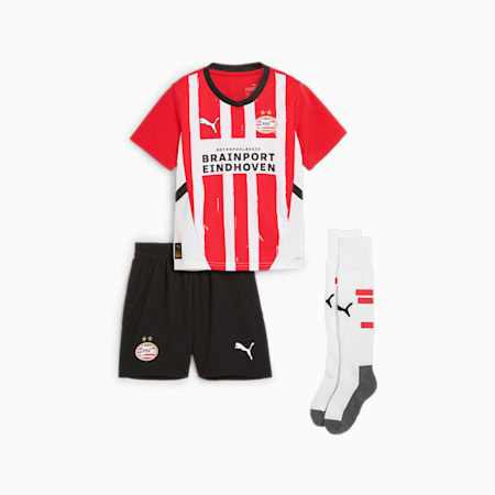 Minikit Home PSV Eindhoven 24/25 Bébé, For All Time Red-PUMA White, small