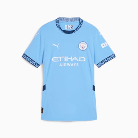 Damska koszulka domowa Manchester City 24/25, Team Light Blue-Marine Blue, small