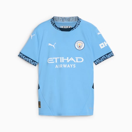 Manchester City 24/25 Home Jersey Youth, Team Light Blue-Marine Blue, small-IDN