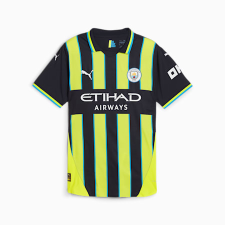 MCFC 어웨이 어센틱 저지<br>MCFC Away Authentic Jersey, New Navy-Yellow Glow, small-KOR