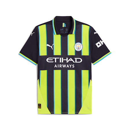 Manchester City 24/25 Away Men's Jersey, New Navy-Yellow Glow, small-AUS