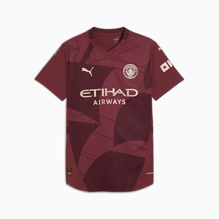 เสื้อเจอร์ซีย์ชายชุดที่สามแท้ของทีม Manchester City ฤดูกาล 24/25, Dark Jasper, small-THA