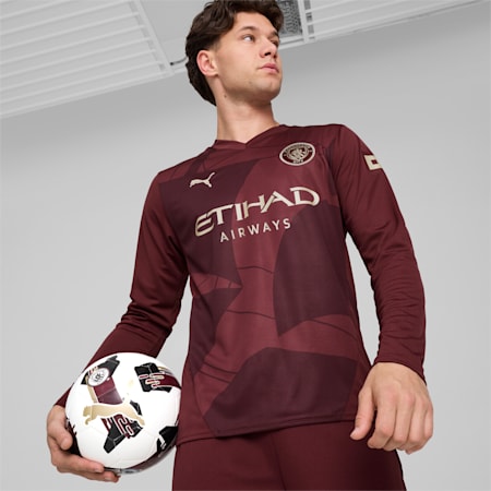 MCFC 3rd 긴팔 레플리카 져지 LS<br>MCFC Third Jersey Replica LS, Dark Jasper, small-KOR