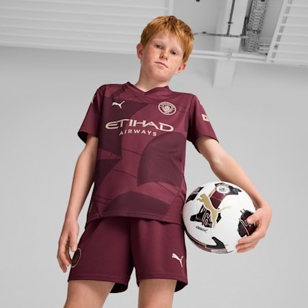 Manchester City 24/25 Third Jersey Youth, Dark Jasper, small