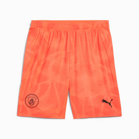 Shorts da portiere Manchester City 24/25 da uomo, Neon Sun, small