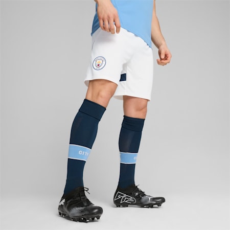 MCFC 쇼츠 레플리카<br>MCFC Shorts Replica, PUMA White-Marine Blue, small-KOR