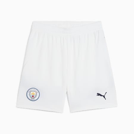 Shorts Manchester City 24/25 para jóvenes, PUMA White-Marine Blue, small