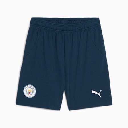 Shorts Manchester City 24/25 para jóvenes, Marine Blue, small